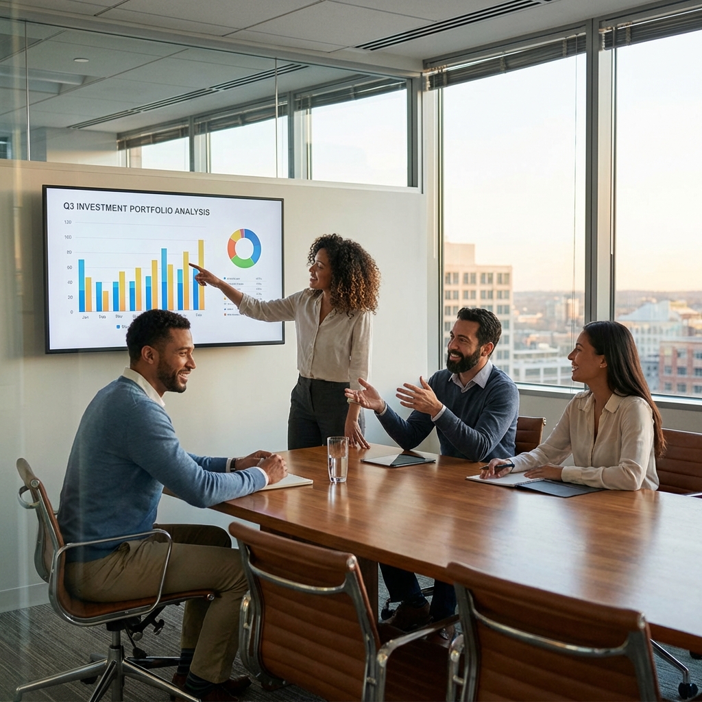 Professional business meeting