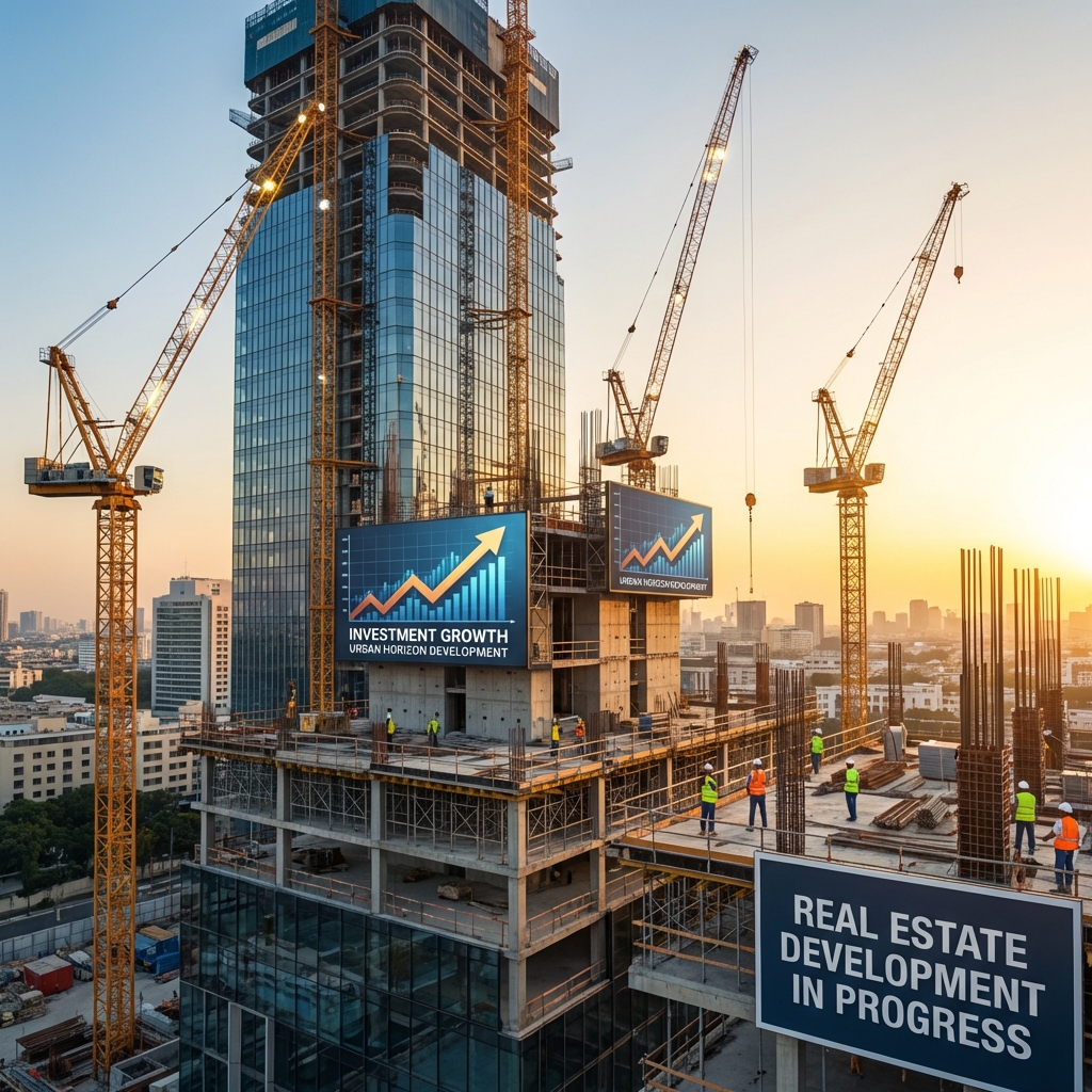 Real estate development in progress